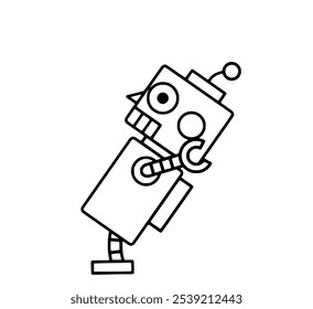 Robot icon vector image. Can also be used for web apps, mobile apps and print media.