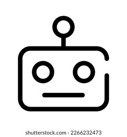 Robot Icon Vector Symbol Design Illustration