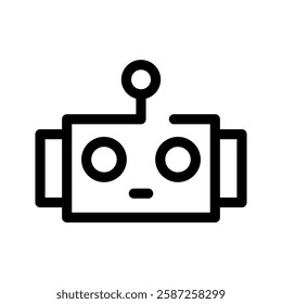 Robot Icon Vector Symbol Design Illustration