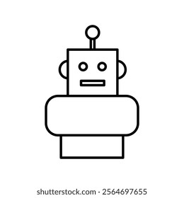 robot icon vector symbol isolated