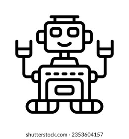robot icon for your website, mobile, presentation, and logo design.