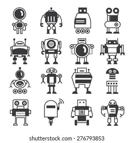 ロボット シルエット Images Stock Photos Vectors Shutterstock