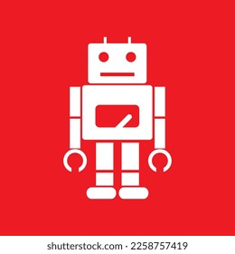 Robot icons, commonly used graphics resources, vector illustrations.