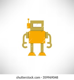 robot, robot icons, cute robot vector