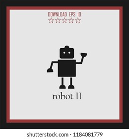 robot II vector icon