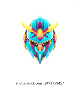 The robot illustration design uses a modern style