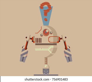 robot illustration graphic