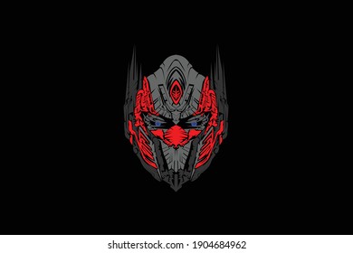 robot illustration in vector art
