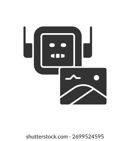 Robot Image Icon Sign Symbol 