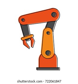 robot industrial icon image 