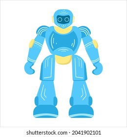 Robot kid. Cartoon style. Icon isolated on white background.