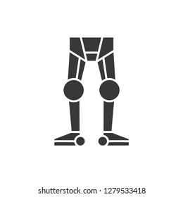 Robot leg icon. Robotics symbol modern, simple, vector, icon for website design, mobile app, ui. Vector Illustration
