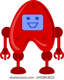 Robot Letter Alphabet Vector Element