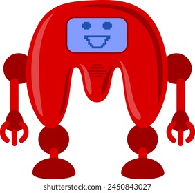 Robot Letter Alphabet Vector Element