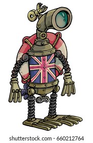 robot lifeguard sailor