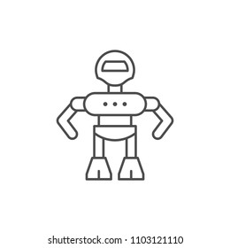 Robot line icon
