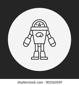 Cute Astronaut Character Vector Logo Design Stock Vector (Royalty Free ...