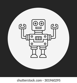 66,766 Robot line icons Images, Stock Photos & Vectors | Shutterstock