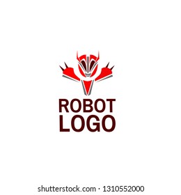 robot logo for company, organization or team, robot has mean symbol of technology