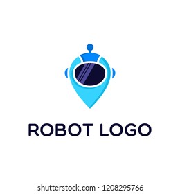 robot logo design