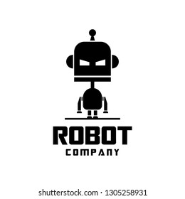 Robot Logo Design Symbol Stock Vector (Royalty Free) 1305258931 ...