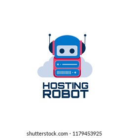 Robot Logo Design Template