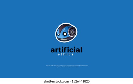 robot logo design for your projects