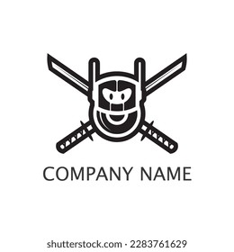 Robot logo and  icon vector illustration design
