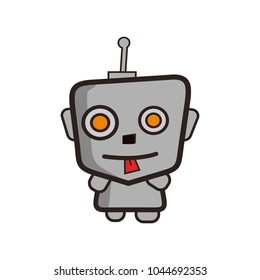 robot logo illustration graphic characters