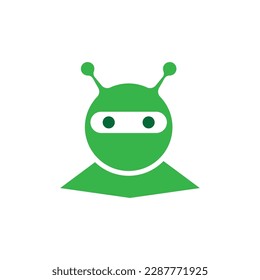 Robot logo images  illustration design