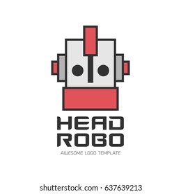 Robot logo template