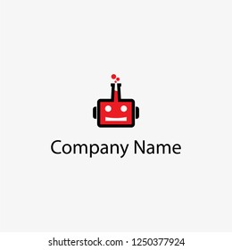 Robot Logo Template art design