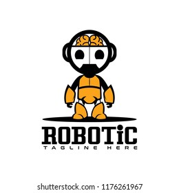 Robot Logo Template Design
