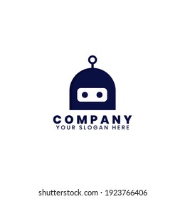 Robot logo template vektor. Modern robot company logo