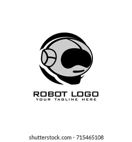 Robot Logo Vector Art Template