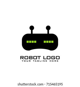 Robot Logo Vector Art Template