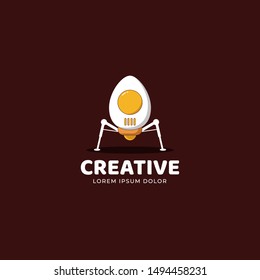 Robot Logo Vector Design. minimalist flat style logo