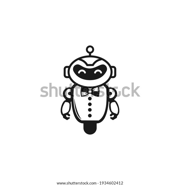 robot logo vector and\
icon