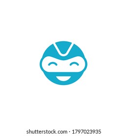 Robot  logo vector icon illustration design