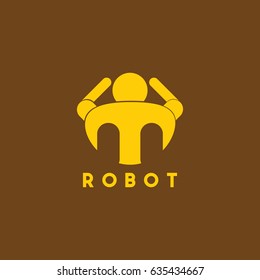 Robot Logo Vector Template