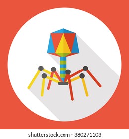 robot machine flat icon