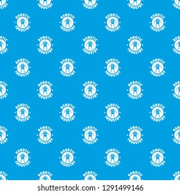 Robot machine pattern vector seamless blue repeat for any use