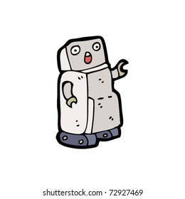 robot maid cartoon