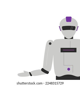 Concepto de diseño de Robot Man para el futuro, tecnología de IA