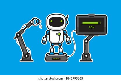 
Robot manufacturing process with advanced technology