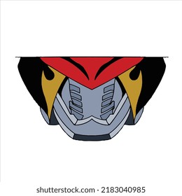 Robot Mask Tshirt Vector Design