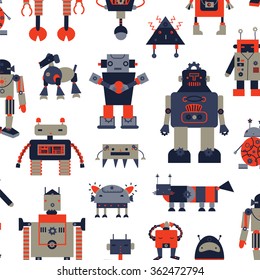 robot mechanic toy pattern