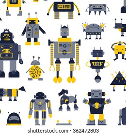 robot mechanic toy pattern