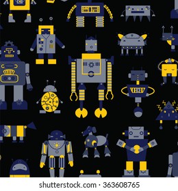 robot mechanic toy pattern