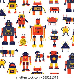 robot mechanic toy pattern